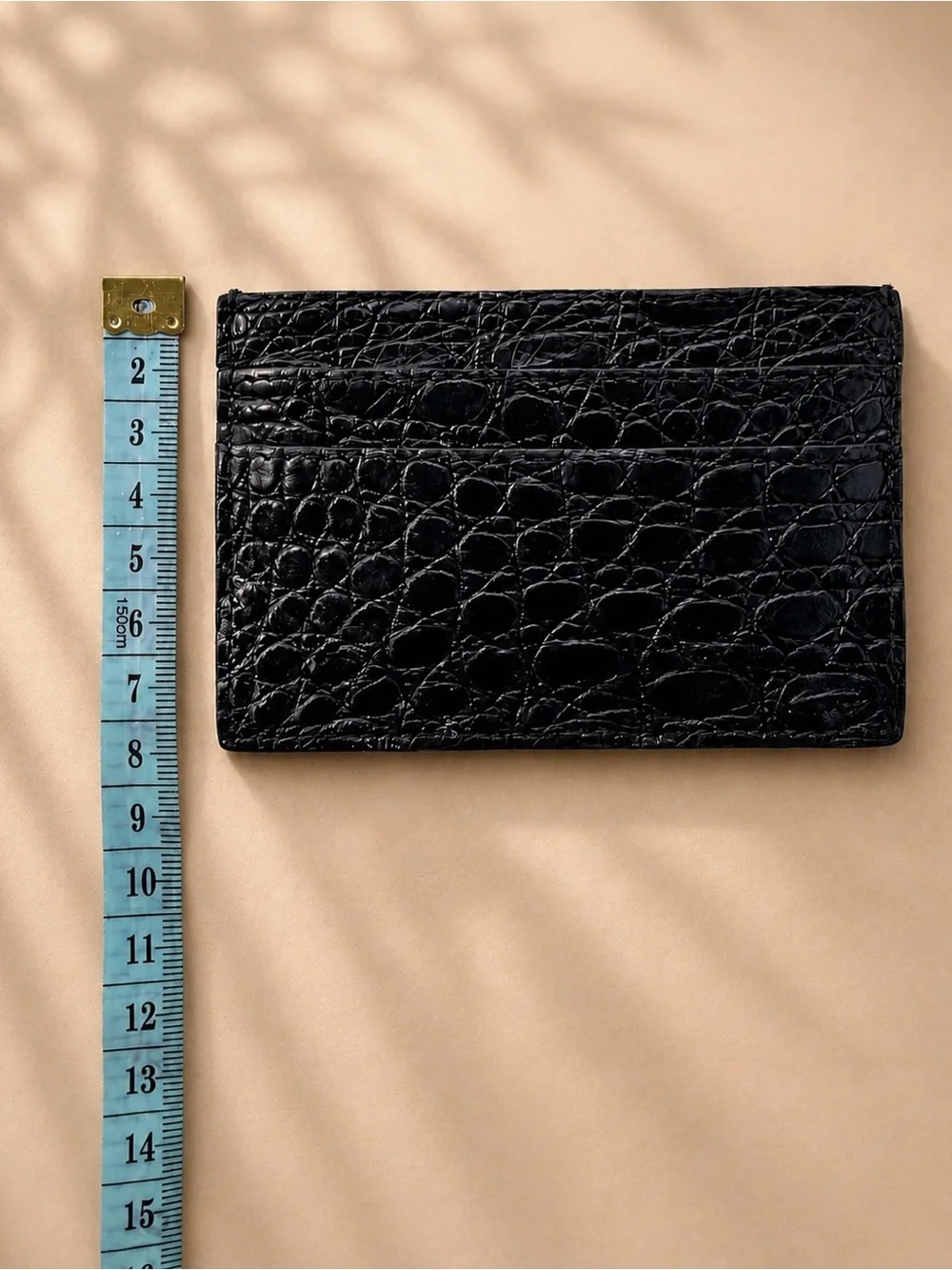 Francesca Miranda Men’s Genuine Crocodile Leather Cardholder – Made in Colombia